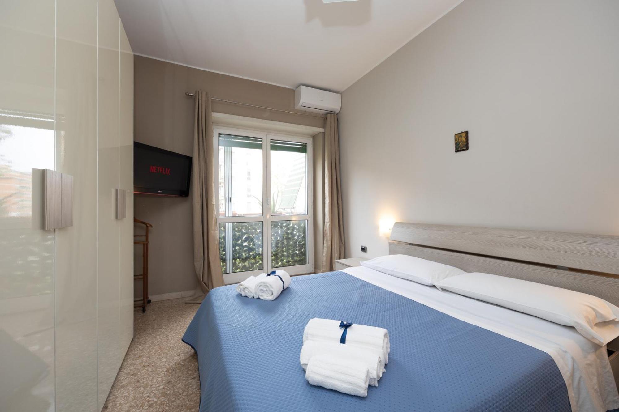 Big Apartment Rome Air Conditioning Wifi Netflix 90 Mq Luaran gambar